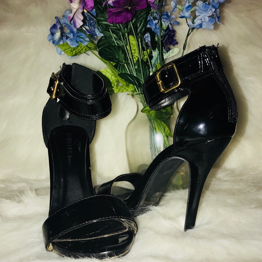 Ankle Strap Heels w/ Open Toe